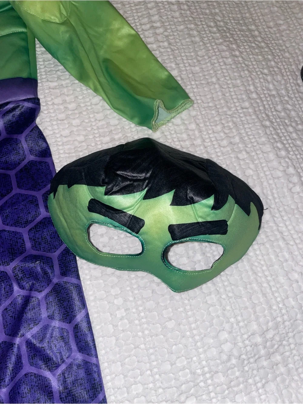 HULK Toddler 3-4yrs Green Hulk Muscle Costume with Mask Marvel Halloween 3T 4T
